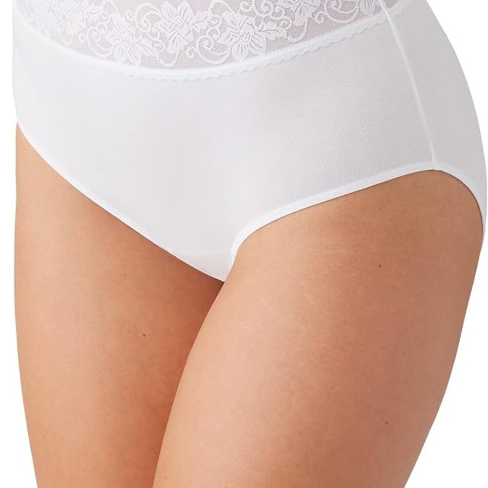 Wacoal Women's Comfort Touch Brief Underwear 875353 - White - Picture 2 of 3